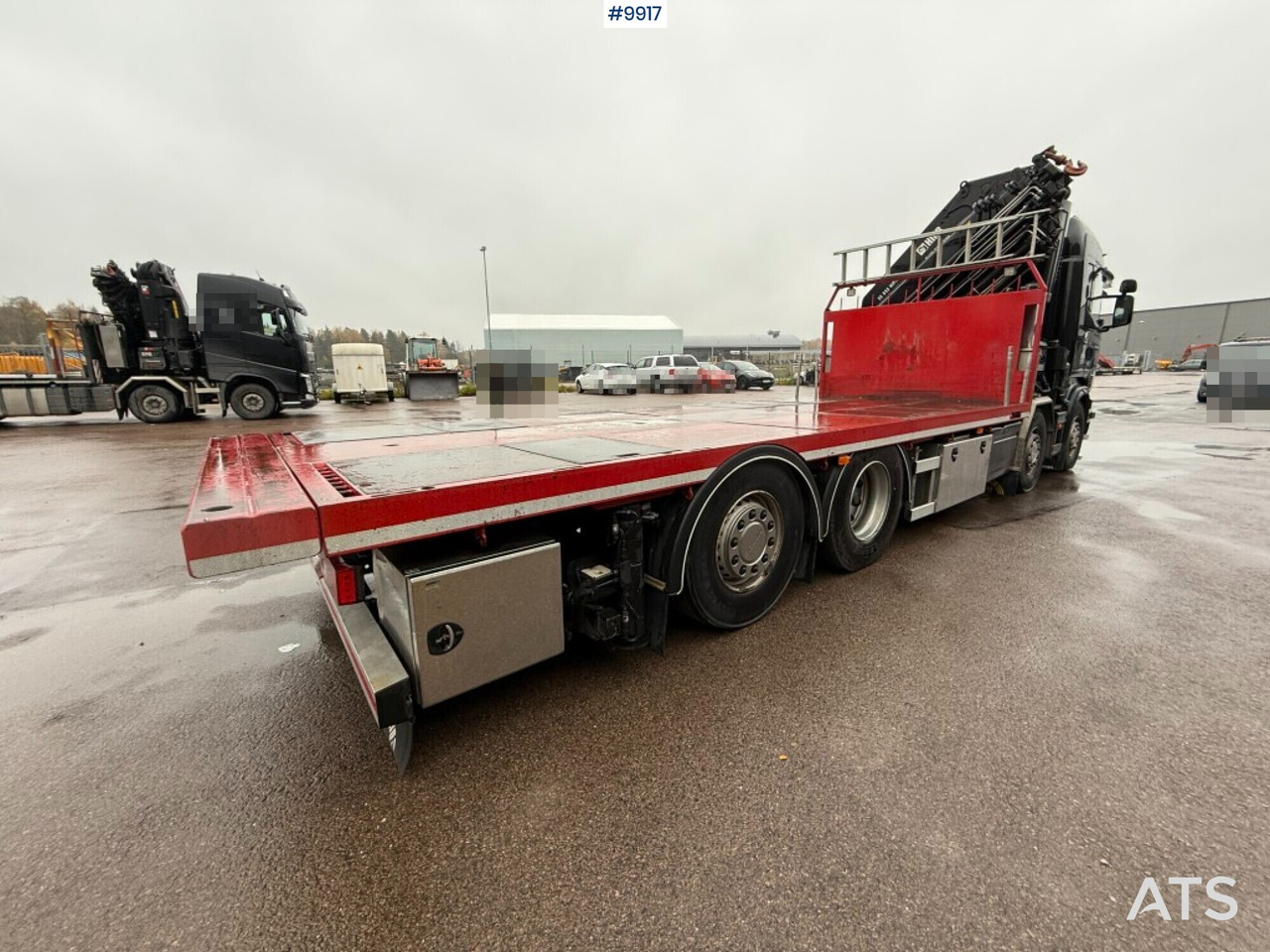 Crane truck/Flatbed truck Scania R520 8X2*6 HIAB XS 855E-8 HIPRO - Dropside/ Flatbed truck, Crane truck: picture 5 Crane truck/Flatbed truck Scania R520 8X2*6 HIAB XS 855E-8 HIPRO - Dropside/ Flatbed truck, Crane truck: picture 5