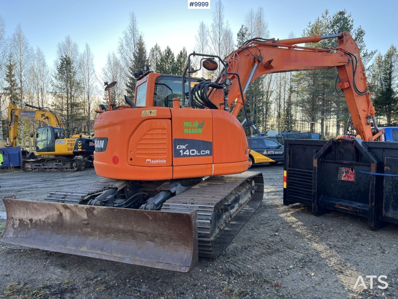 Doosan DX140LCR-3 Excavator with rotator - Crawler excavator: picture 2 Doosan DX140LCR-3 Excavator with rotator - Crawler excavator: picture 2