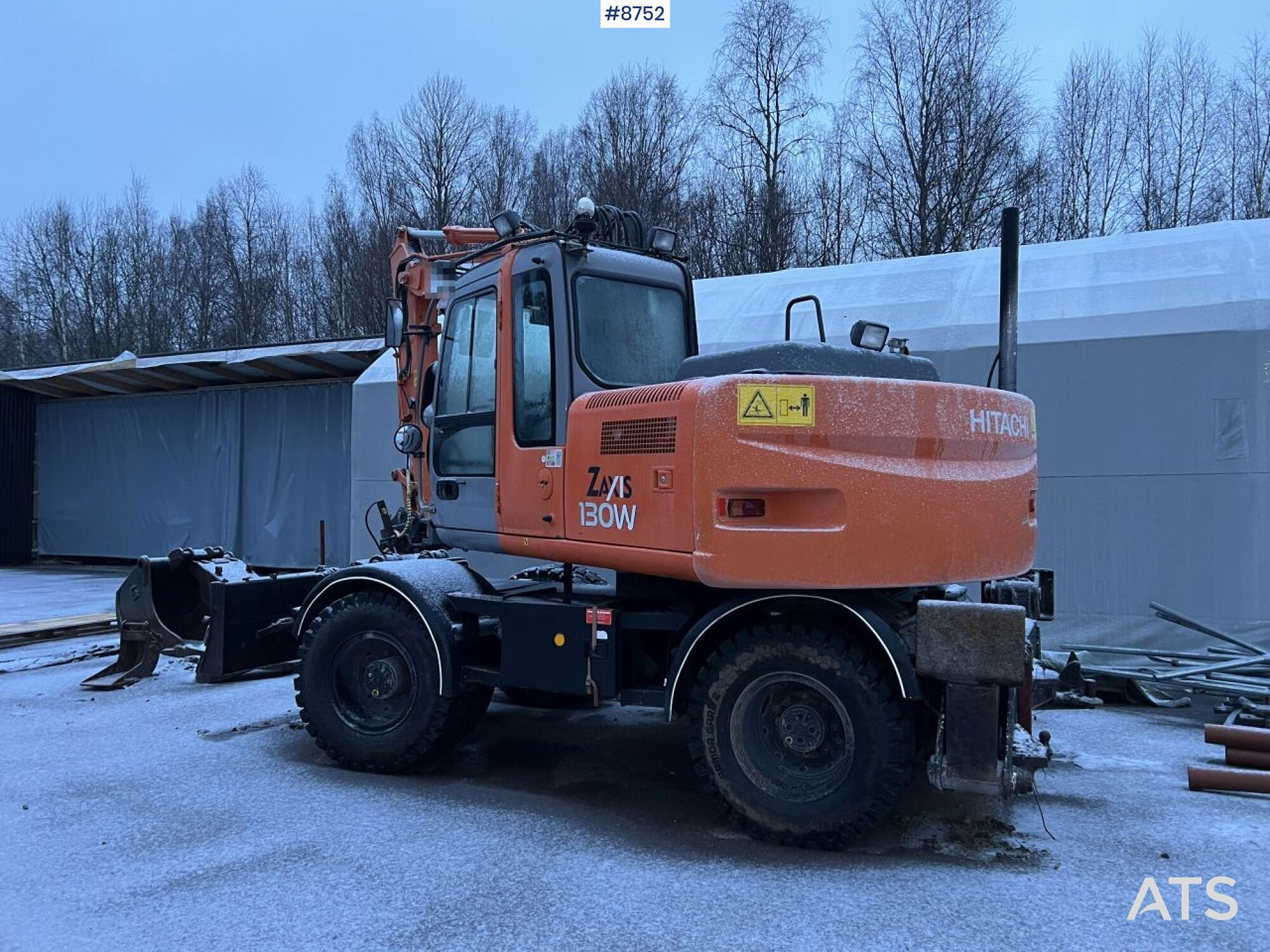 Hitachi ZX130 W Wheel Excavator with Digging System and Attachments - Wheel excavator: picture 3 Hitachi ZX130 W Wheel Excavator with Digging System and Attachments - Wheel excavator: picture 3