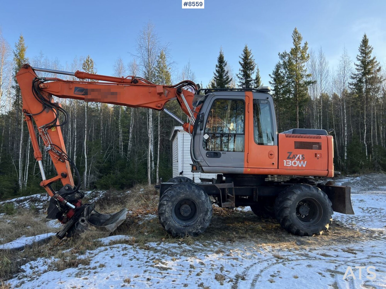 Hitachi ZX130W Wheeled excavator - Wheel excavator: picture 1 Hitachi ZX130W Wheeled excavator - Wheel excavator: picture 1