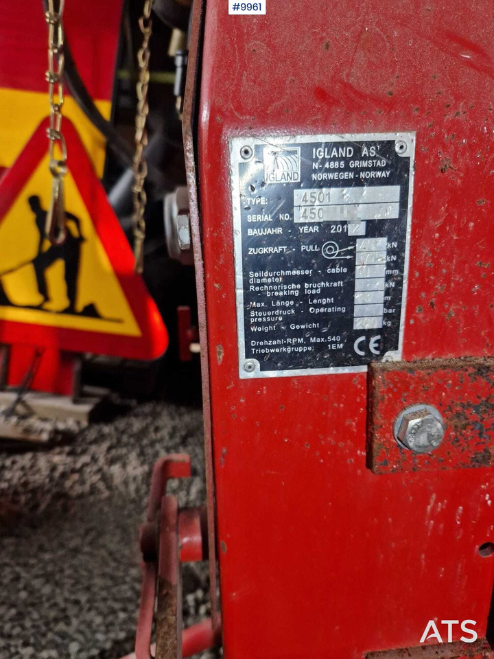 Igland luning winch - Winch: picture 2 Igland luning winch - Winch: picture 2