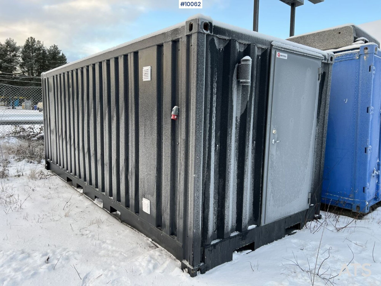 Insulated 20-foot container with opening side - Construction container: picture 1 Insulated 20-foot container with opening side - Construction container: picture 1