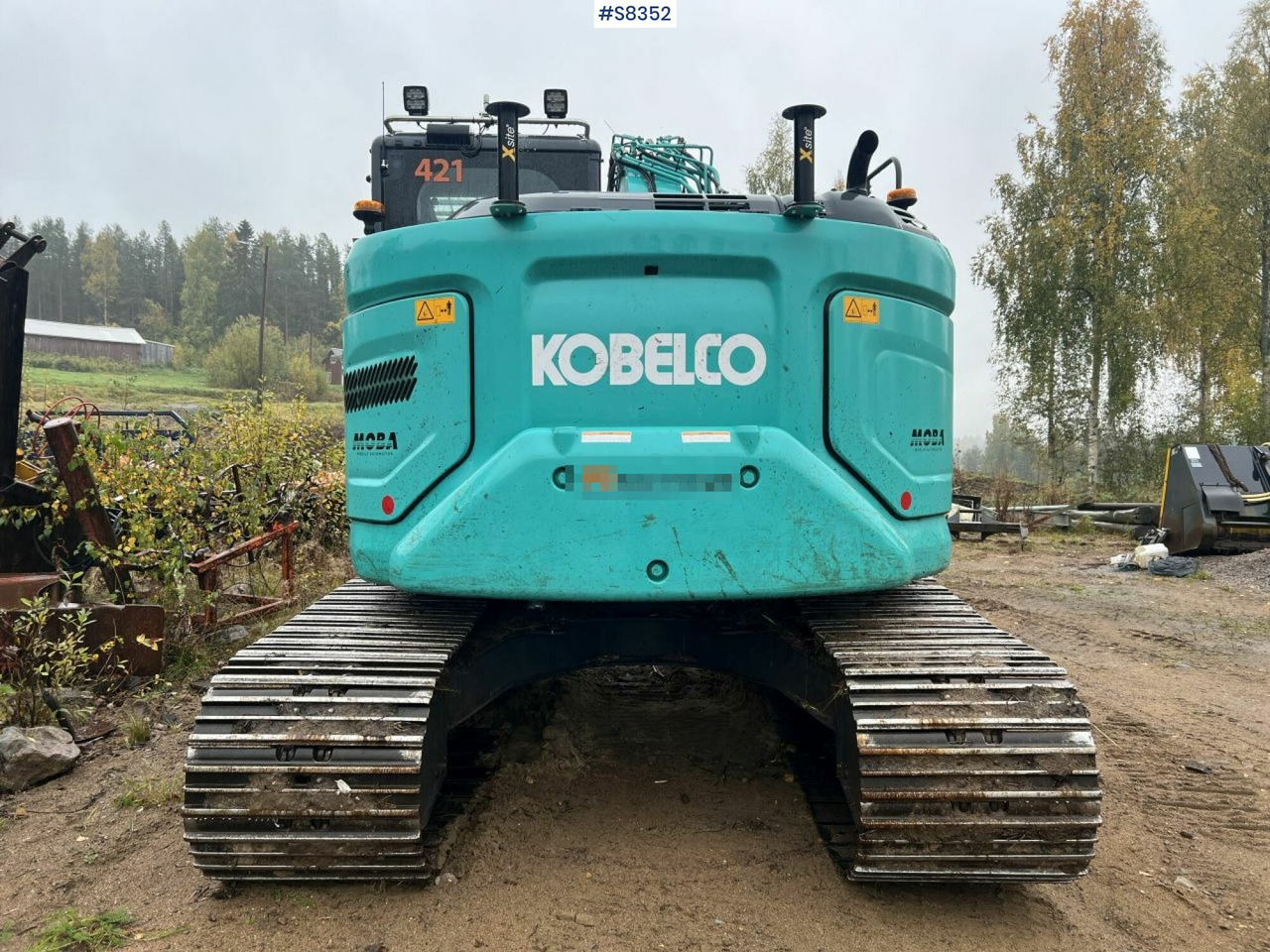 Crawler excavator KOBELCO SK140 SRLC-7 with Trejon Cutting unit and Engcon tiltrotator (SEE VIDEO): picture 12