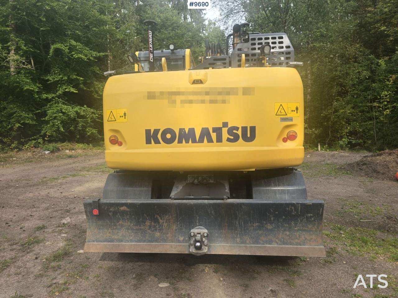 Wheel excavator Komatsu PW160-11 with machine control: picture 9