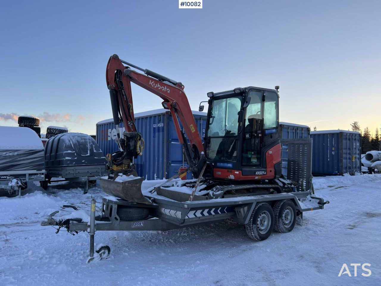 Kubota KX027-4 Mini excavator incl trailer - Mini excavator: picture 1 Kubota KX027-4 Mini excavator incl trailer - Mini excavator: picture 1