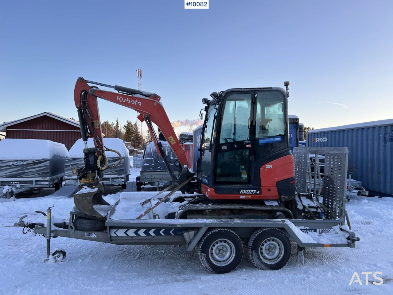 Kubota KX027-4 Mini excavator incl trailer - Mini excavator: picture 3 Kubota KX027-4 Mini excavator incl trailer - Mini excavator: picture 3