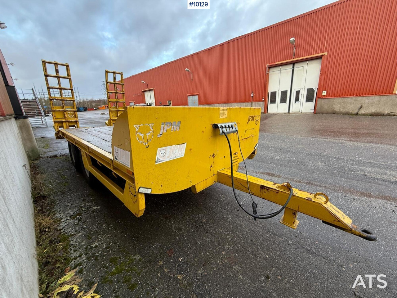 Machine trailer JPM - Low loader trailer: picture 5 Machine trailer JPM - Low loader trailer: picture 5