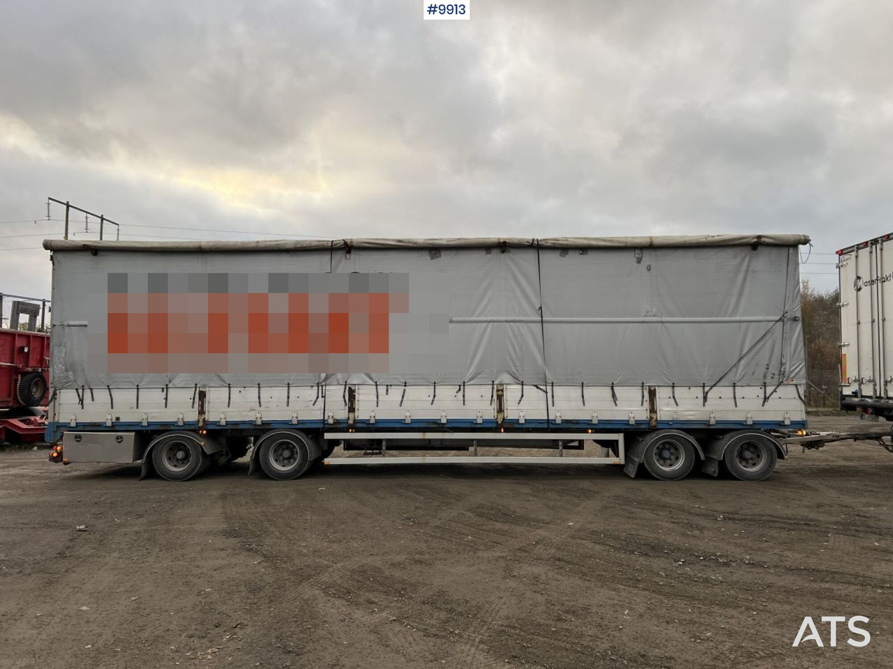 Dropside/ Flatbed trailer PARATOR SCV 18-20 Truck trailer with folding sides: picture 9