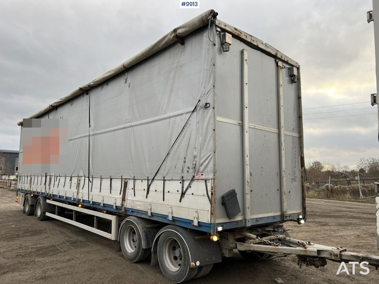 Dropside/ Flatbed trailer PARATOR SCV 18-20 Truck trailer with folding sides: picture 10