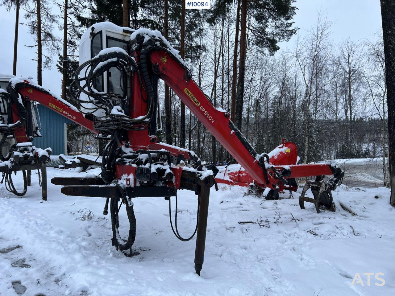 Palfinger Epsilon M110 Timber crane with double jib - Loader crane: picture 1 Palfinger Epsilon M110 Timber crane with double jib - Loader crane: picture 1