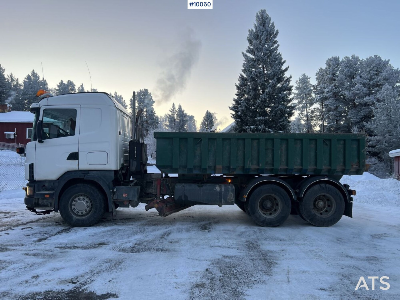 SCANIA R164 Tipper truck with plow equipment (VIDEO) - Tipper: picture 3 SCANIA R164 Tipper truck with plow equipment (VIDEO) - Tipper: picture 3