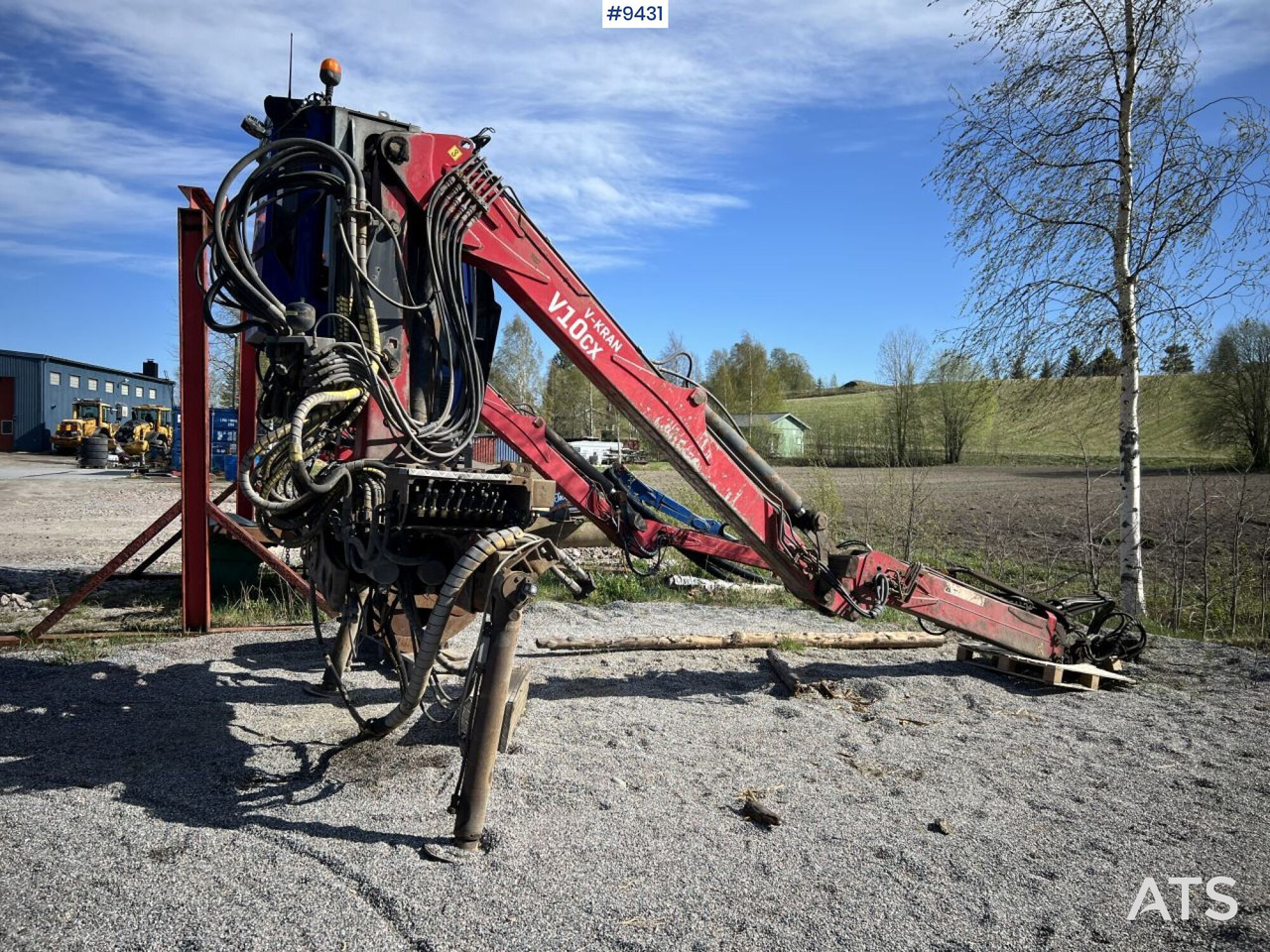 V-kran V10CX,96 - Timber crane, logging crane - Loader crane for Truck: picture 2 V-kran V10CX,96 - Timber crane, logging crane - Loader crane for Truck: picture 2