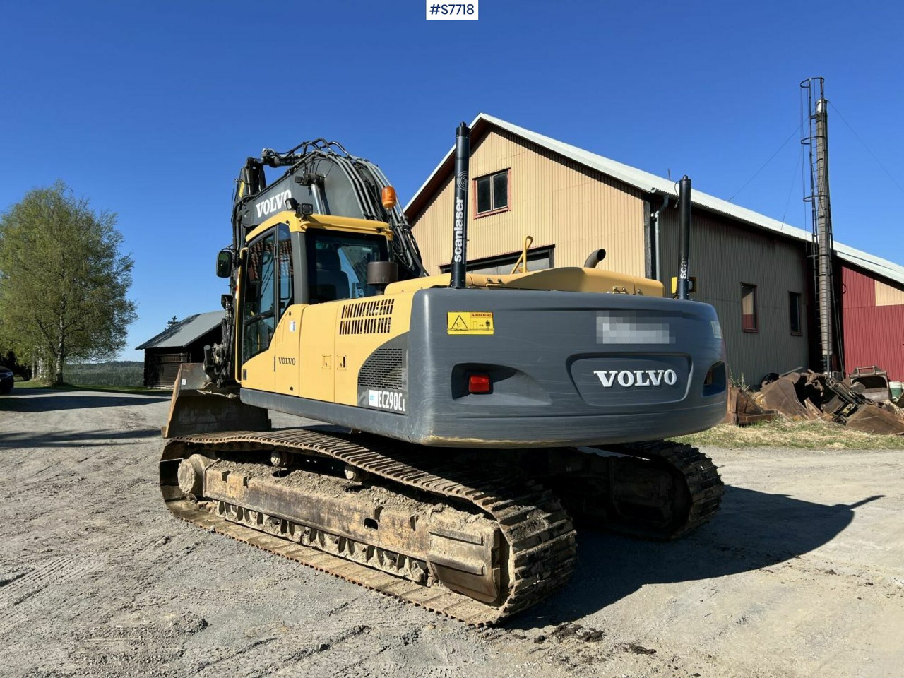 VOLVO EC 290 CL WITH DIGGING SYSTEM AND GEAR (SEE VIDEO) - Excavator: picture 4 VOLVO EC 290 CL WITH DIGGING SYSTEM AND GEAR (SEE VIDEO) - Excavator: picture 4