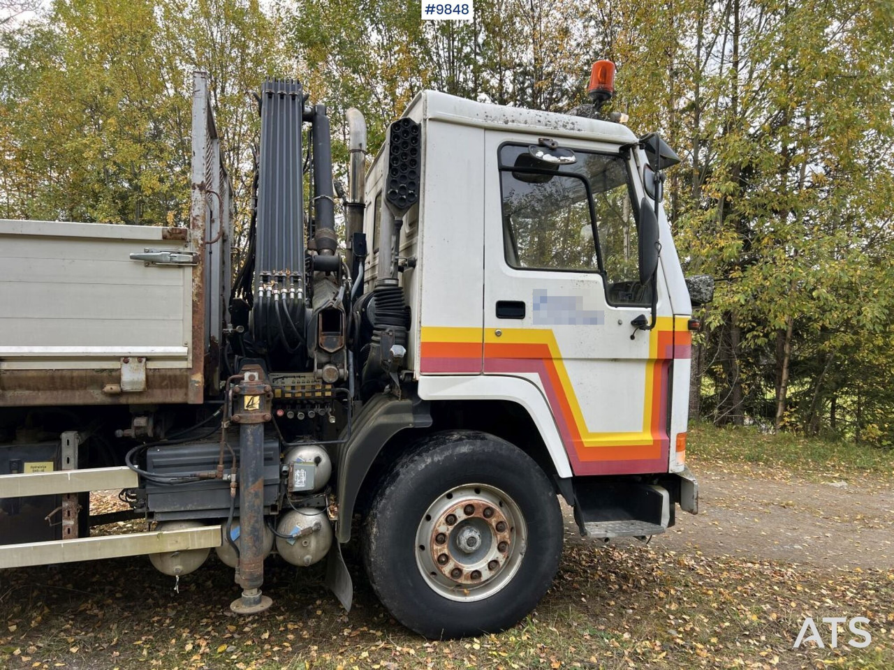 VOLVO FL7 4X2 Crane truck/Dump truck with Hiab071 crane - Tipper, Crane truck: picture 4 VOLVO FL7 4X2 Crane truck/Dump truck with Hiab071 crane - Tipper, Crane truck: picture 4