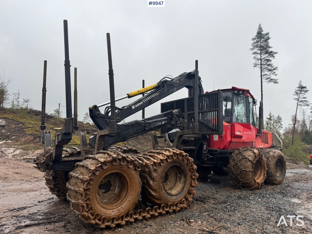 Forwarder Valmet 860 forwarder (VIDEO): picture 7 Forwarder Valmet 860 forwarder (VIDEO): picture 7