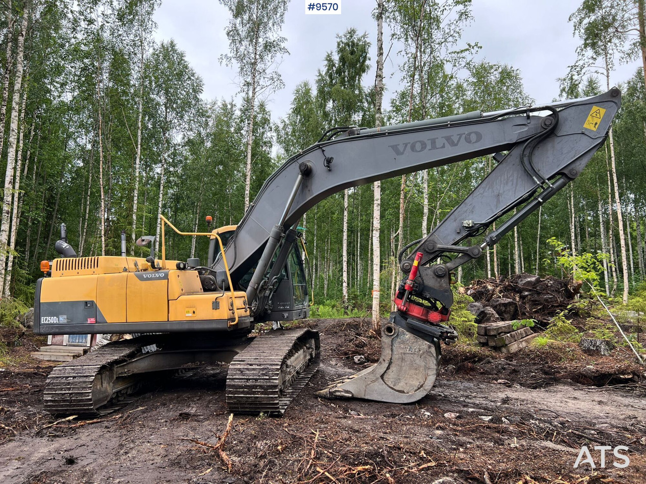 Volvo EC 250 DL grävsystem, rotor och planerskopa - Crawler excavator: picture 3 Volvo EC 250 DL grävsystem, rotor och planerskopa - Crawler excavator: picture 3