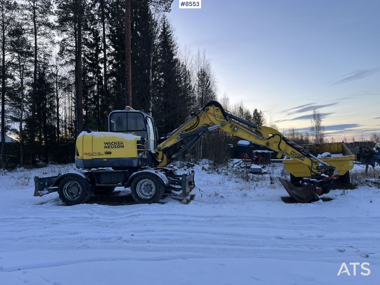 Wacker Neuson 9503 Wheeled excavator, wagon and gears - Wheel excavator: picture 4 Wacker Neuson 9503 Wheeled excavator, wagon and gears - Wheel excavator: picture 4