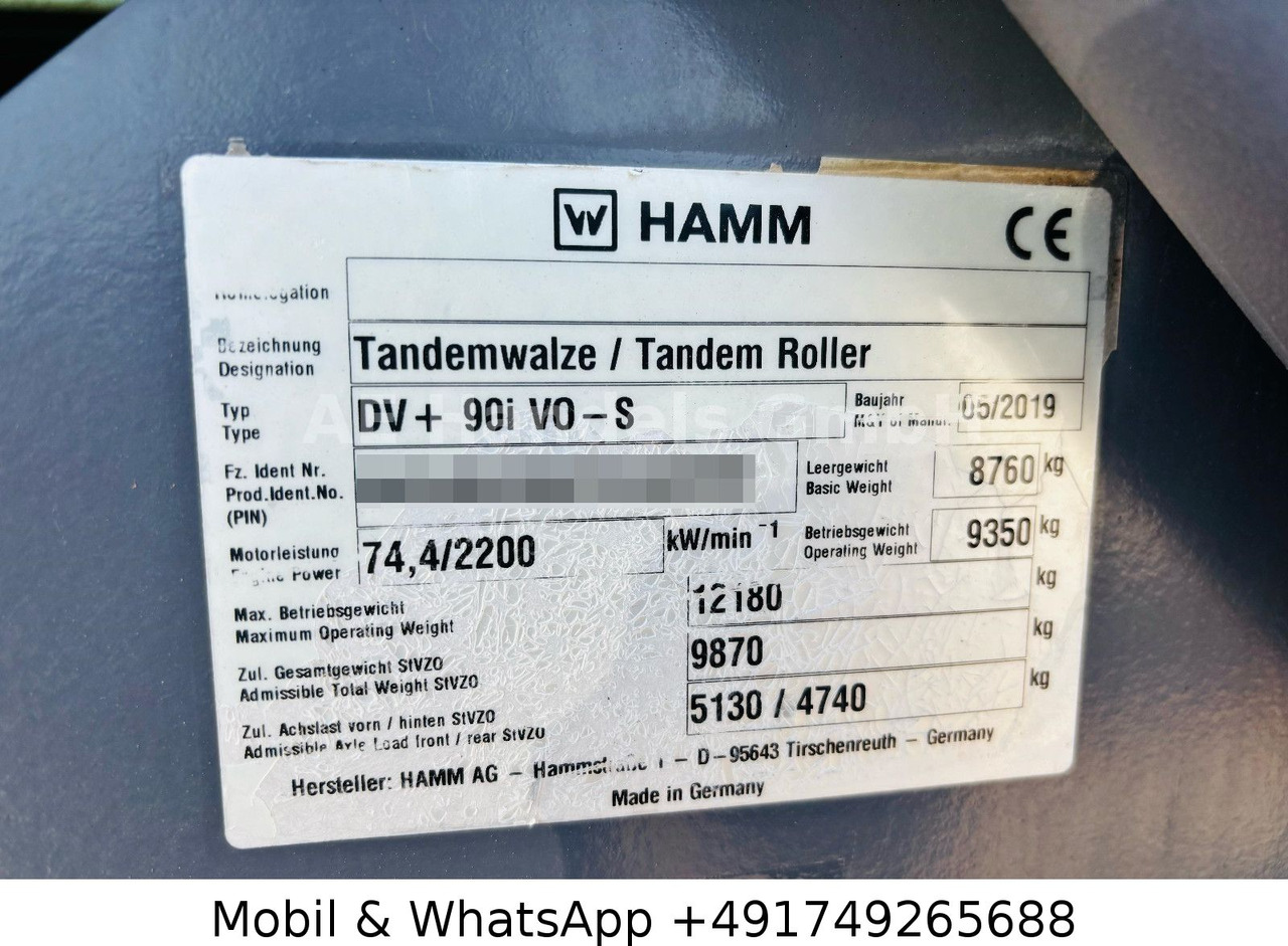 New Road roller Hamm DV+ 90i VO-S Tandemwalze *Streuer/Schneider: picture 12