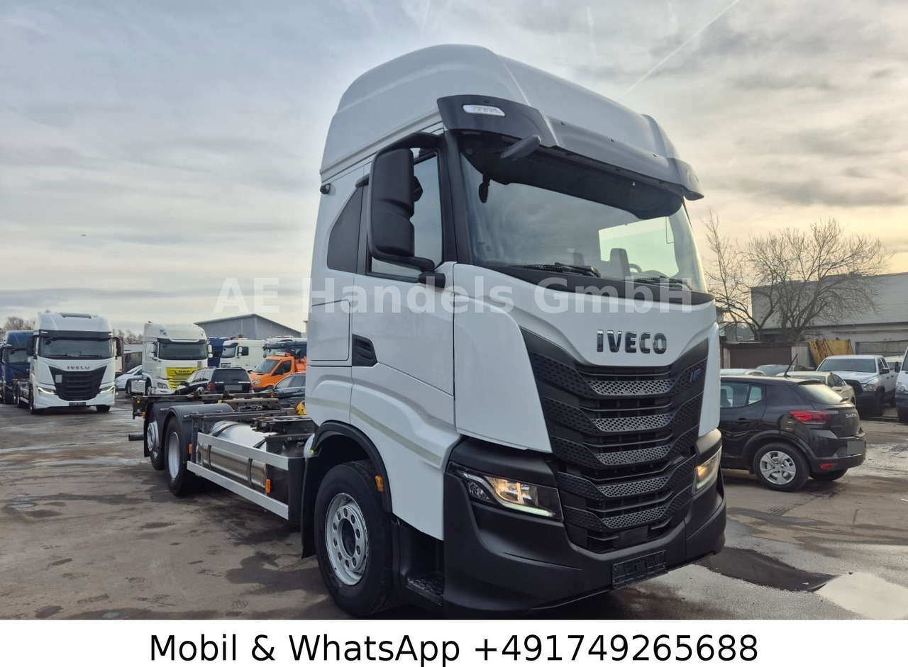 Iveco S-Way 460 AS BDF LNG *Retarder/Lenk+Lift/Multi - Container transporter/ Swap body truck: picture 1 Iveco S-Way 460 AS BDF LNG *Retarder/Lenk+Lift/Multi - Container transporter/ Swap body truck: picture 1