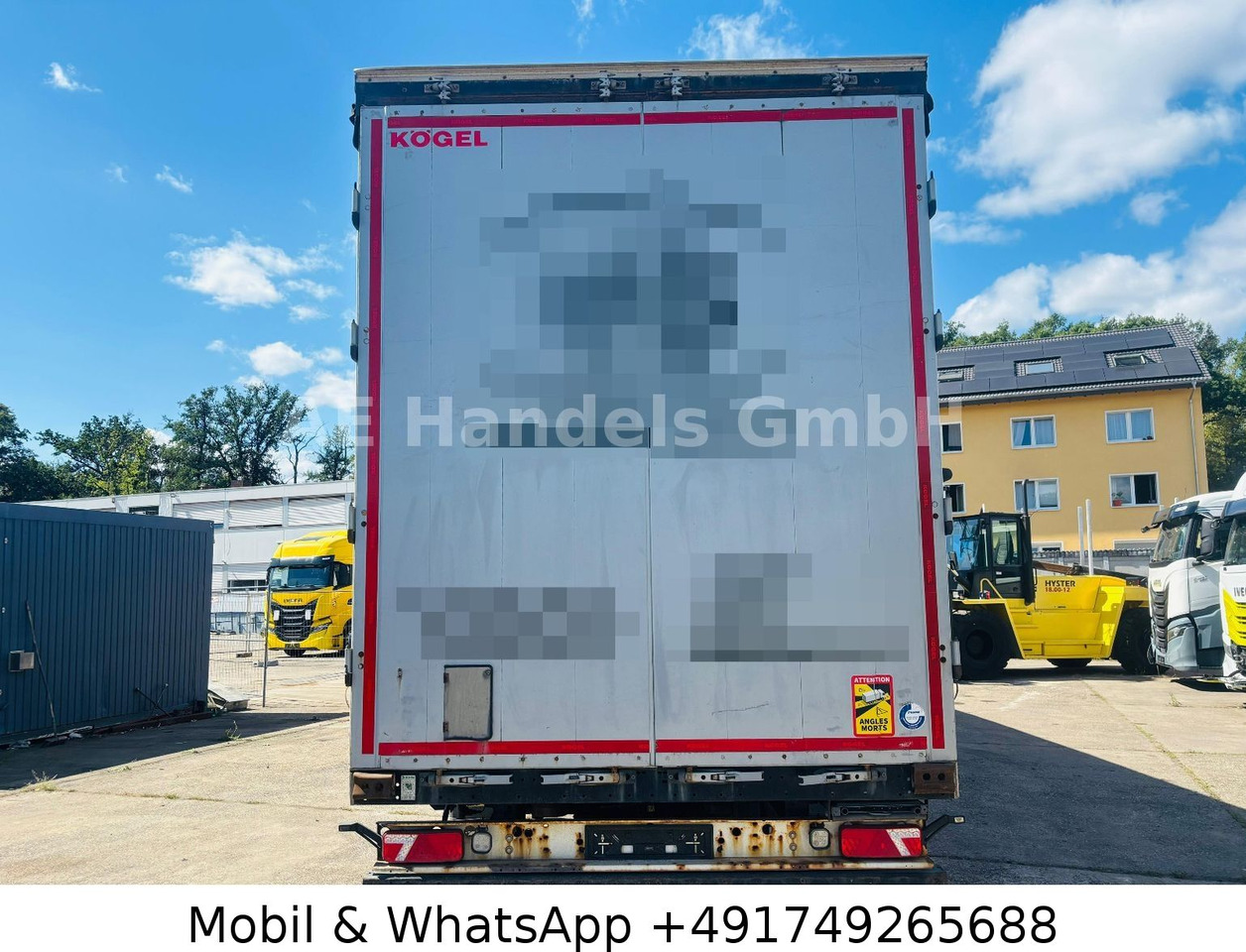 Kögel S24-1 MEGA *Edscha/Tautliner/Lift/Wabco - Curtainsider semi-trailer: picture 5 Kögel S24-1 MEGA *Edscha/Tautliner/Lift/Wabco - Curtainsider semi-trailer: picture 5