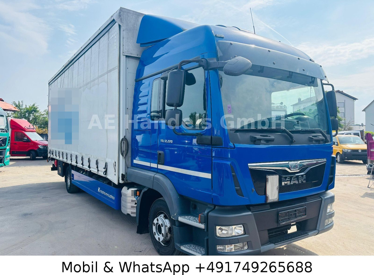 MAN TGL 12.220 LX BL*Tautliner/Edscha/LBW/Standklima - Curtainsider truck: picture 1 MAN TGL 12.220 LX BL*Tautliner/Edscha/LBW/Standklima - Curtainsider truck: picture 1