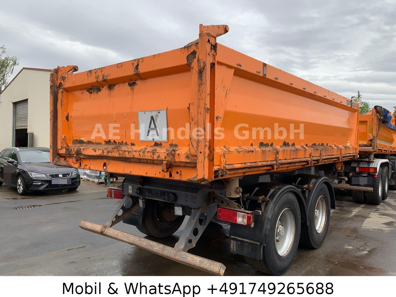 Tipper trailer Meiller MZDA 18/21 DreiSeitenKipper Tandem *11m³/Wabco: picture 7