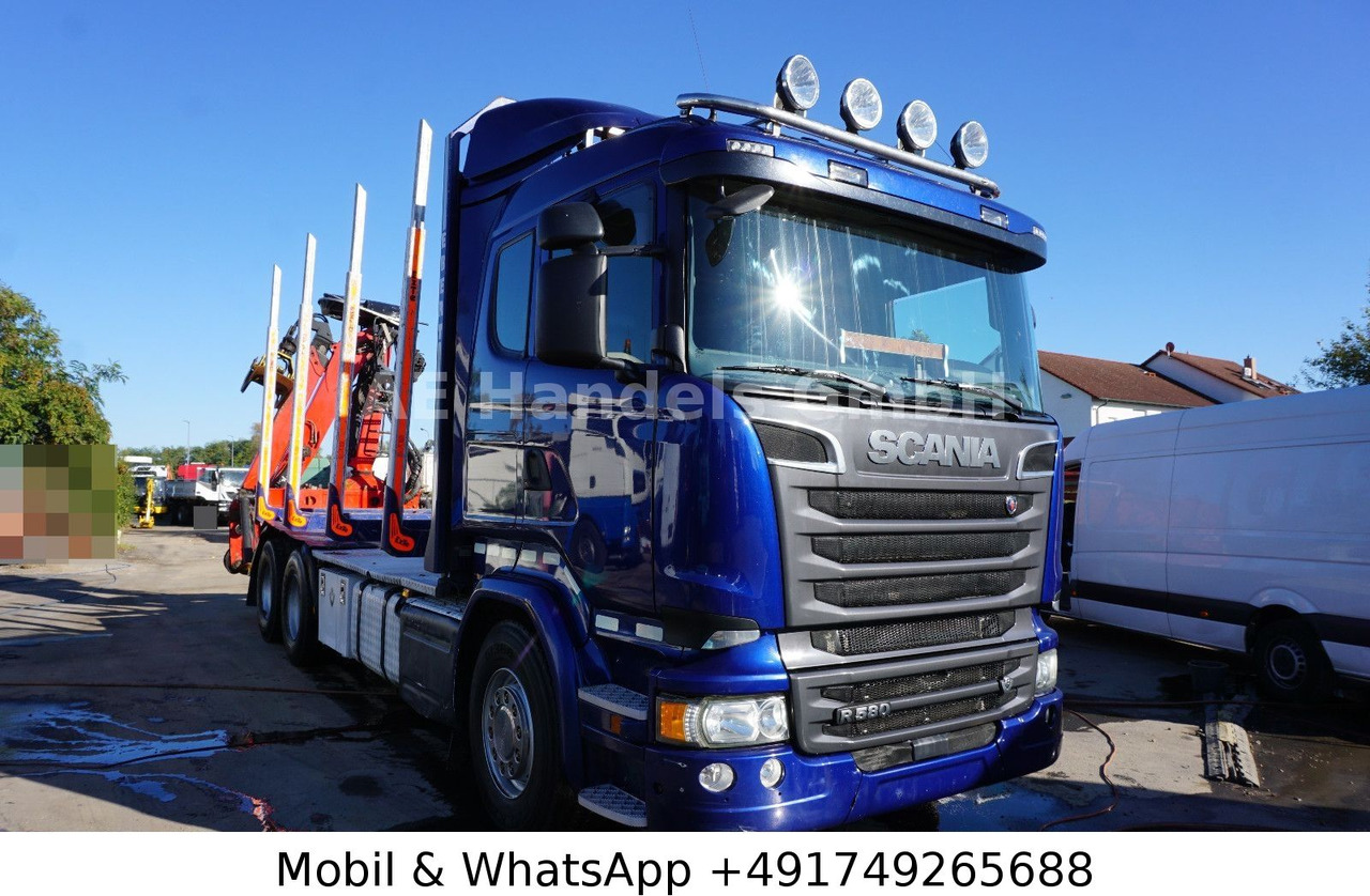 Scania R580 V8 LL 6x4 Palfinger-M120Z79 *Retarder/ACC - Timber truck, Crane truck: picture 1 Scania R580 V8 LL 6x4 Palfinger-M120Z79 *Retarder/ACC - Timber truck, Crane truck: picture 1