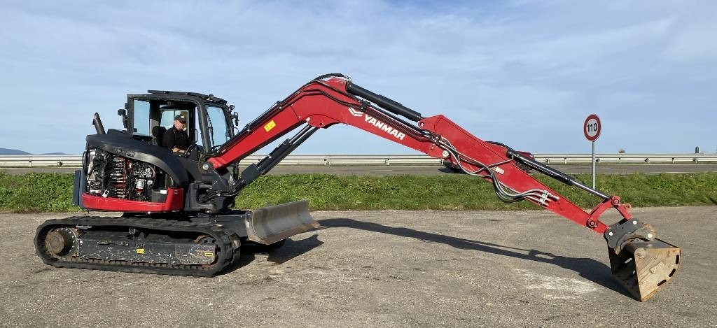 Mini excavator Yanmar SV 100-7 1er Main/Certificat CE endommagée: picture 5