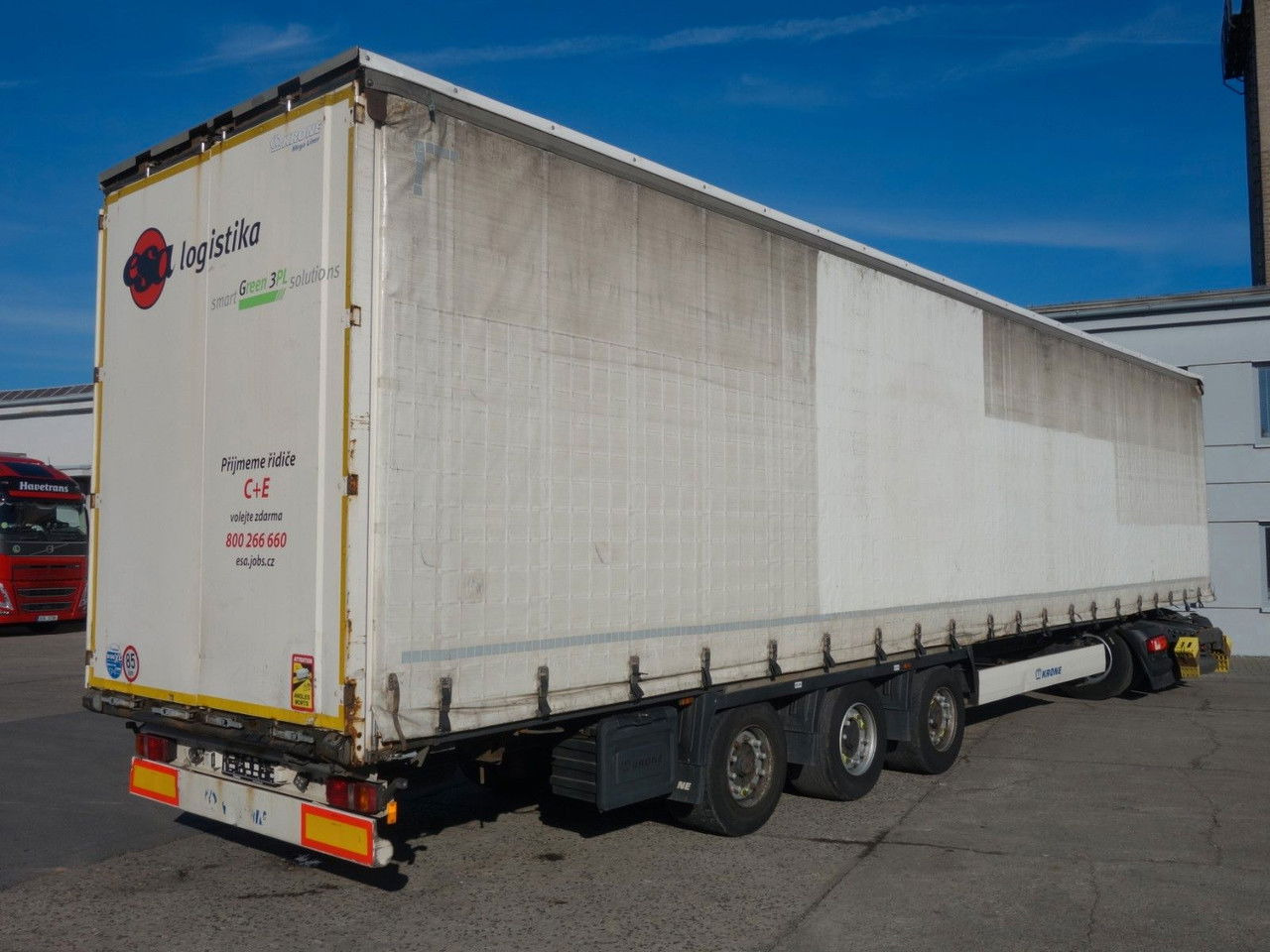 Krone SD, Mega, Liftachse - Curtainsider semi-trailer: picture 1 Krone SD, Mega, Liftachse - Curtainsider semi-trailer: picture 1