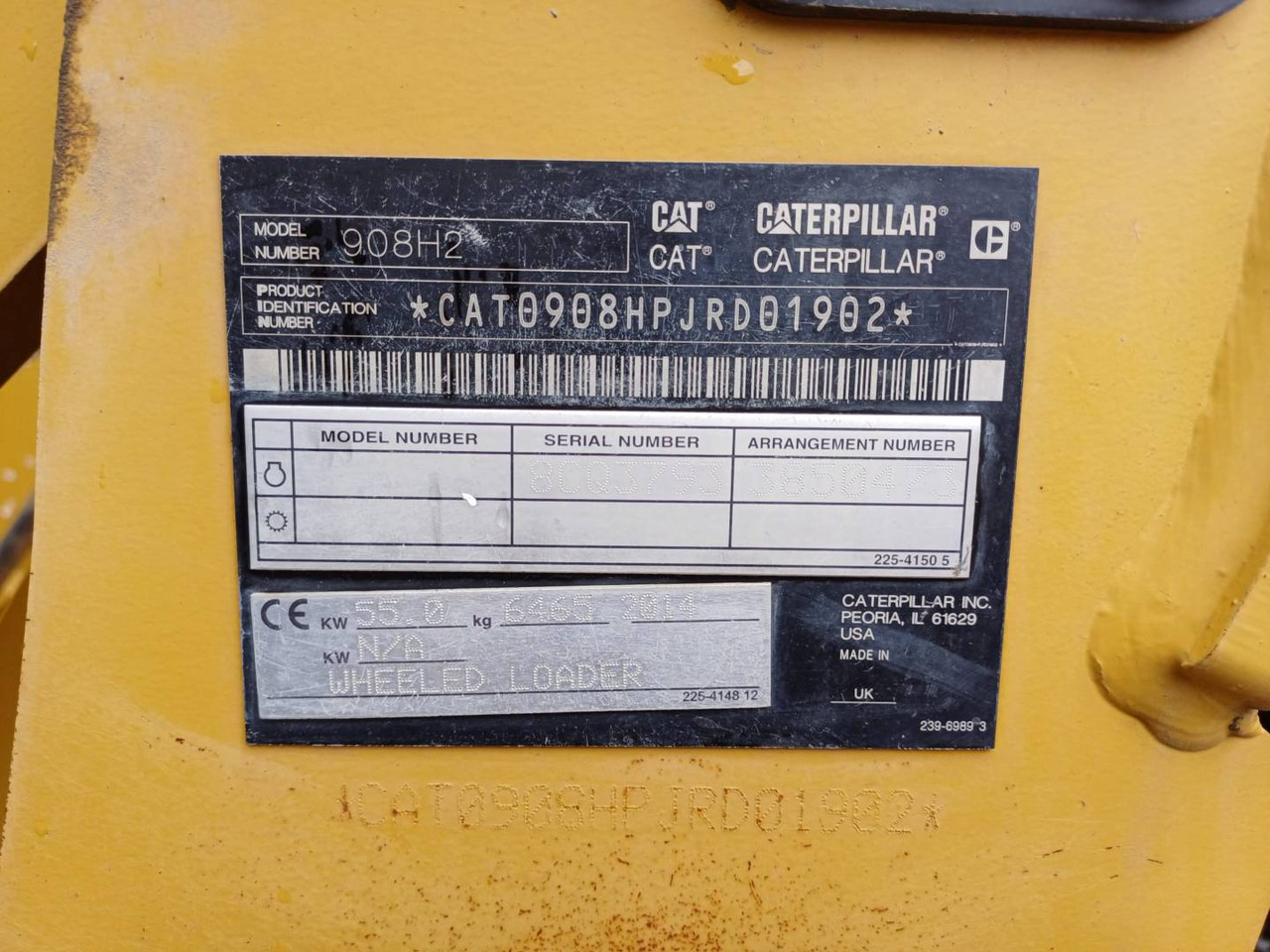 Wheel loader CAT 908H2: picture 6