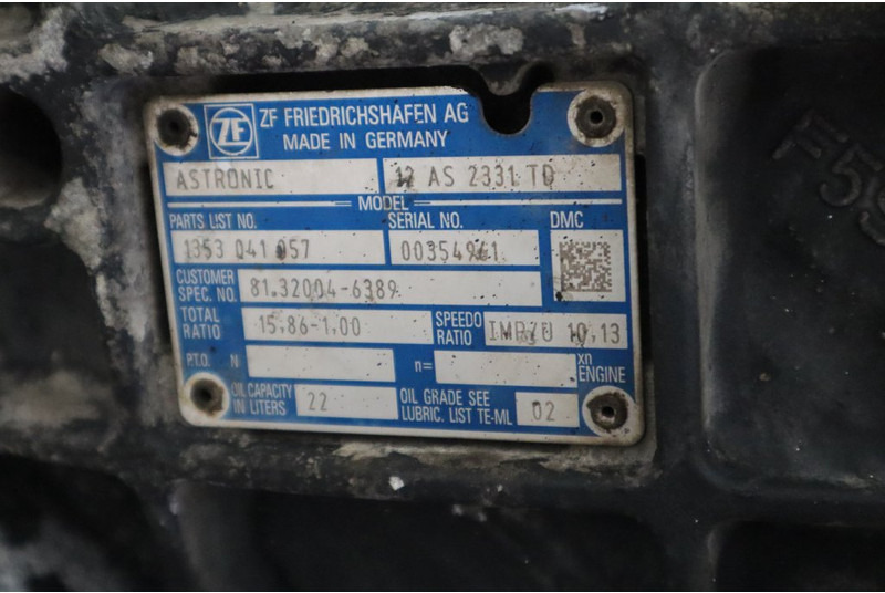 ZF 12AS2331DD+INT3 - Gearbox for Truck: picture 5 ZF 12AS2331DD+INT3 - Gearbox for Truck: picture 5