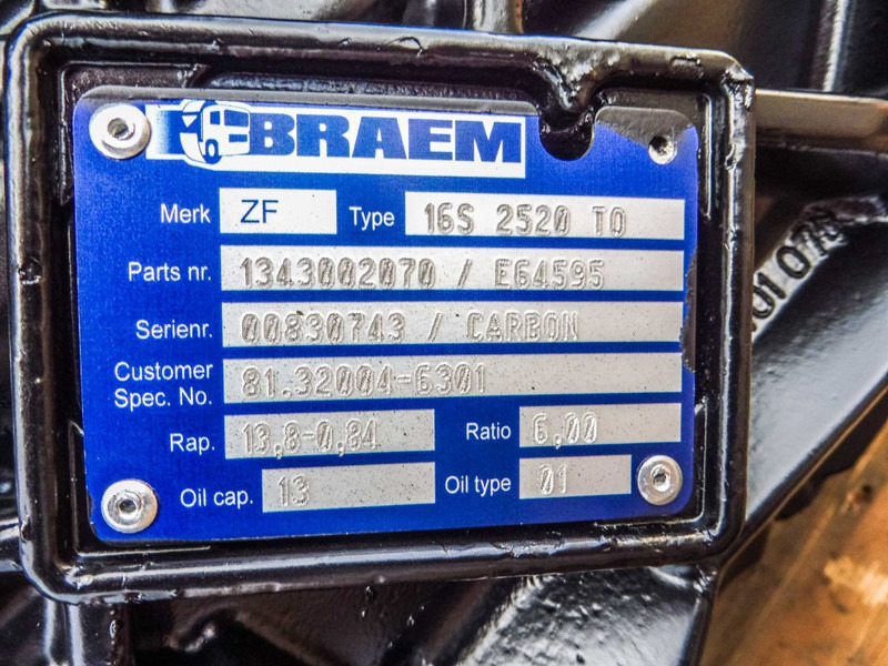 ZF 16S2520TO CGS CARBON M12 - Gearbox for Truck: picture 5 ZF 16S2520TO CGS CARBON M12 - Gearbox for Truck: picture 5