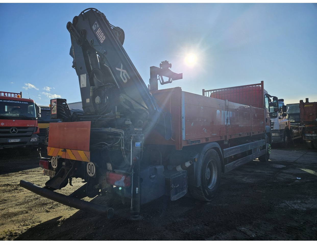 MAN TGS 18.400 Euro 5 Flat bed Full Spring suspension HIAB 122E -3 hiduo Crane Kran Remote - Dropside/ Flatbed truck, Crane truck: picture 4 MAN TGS 18.400 Euro 5 Flat bed Full Spring suspension HIAB 122E -3 hiduo Crane Kran Remote - Dropside/ Flatbed truck, Crane truck: picture 4