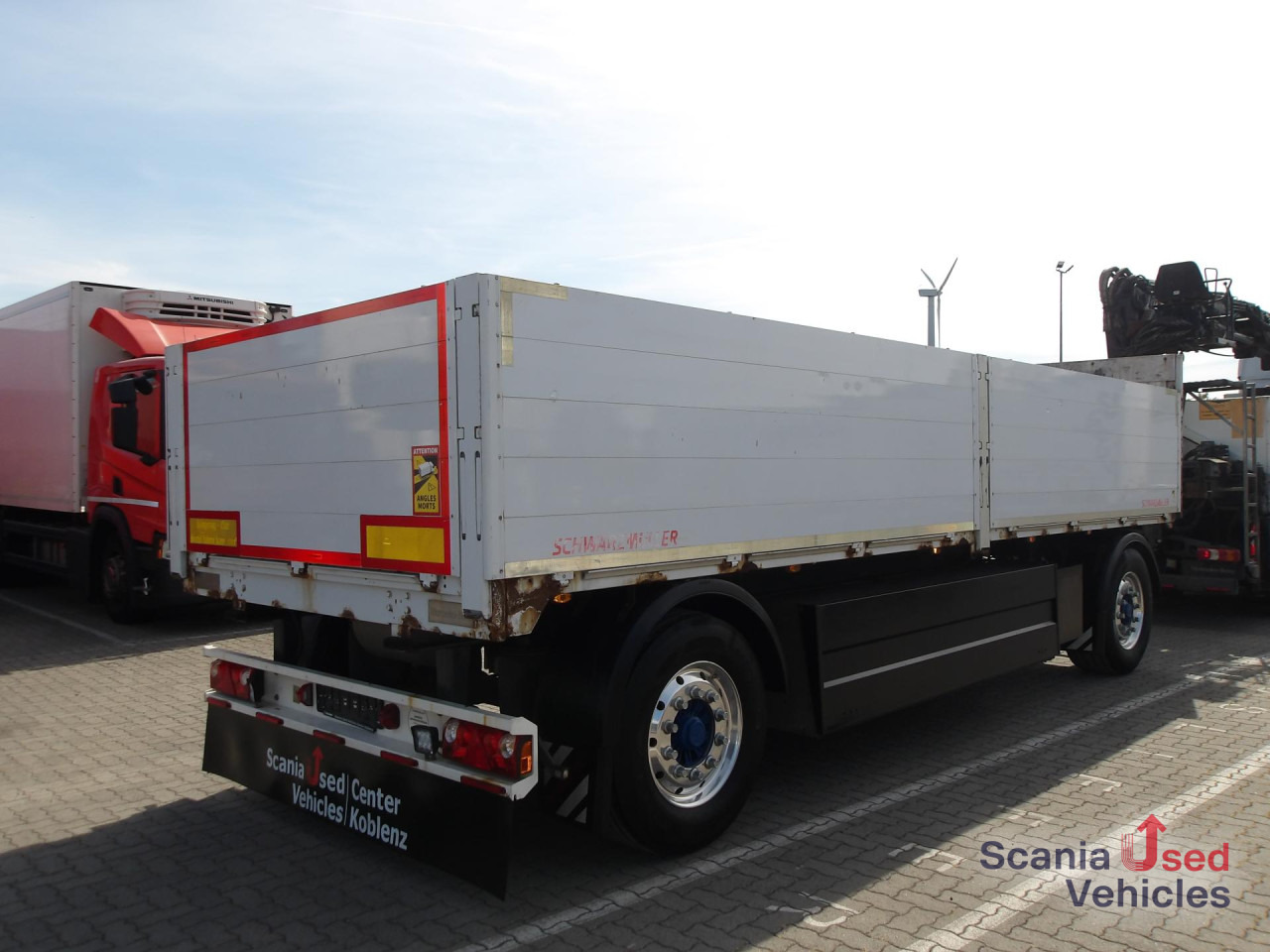 SCHWARZMUELLER AZ18 T-Serie - BPW Achsen - ALCOA - Palettenkasten - Dropside/ Flatbed trailer: picture 4 SCHWARZMUELLER AZ18 T-Serie - BPW Achsen - ALCOA - Palettenkasten - Dropside/ Flatbed trailer: picture 4