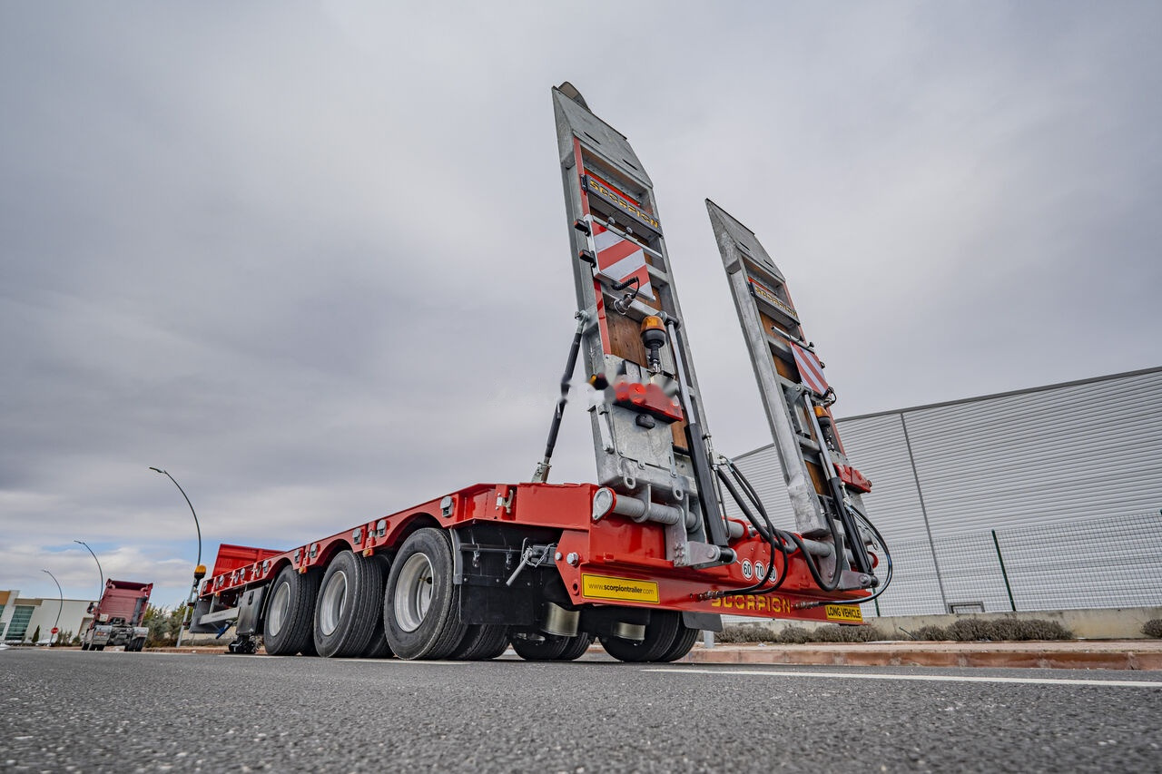 New Low loader trailer for transportation of heavy machinery Scorpion Trailer NEW TRIDEM: picture 11