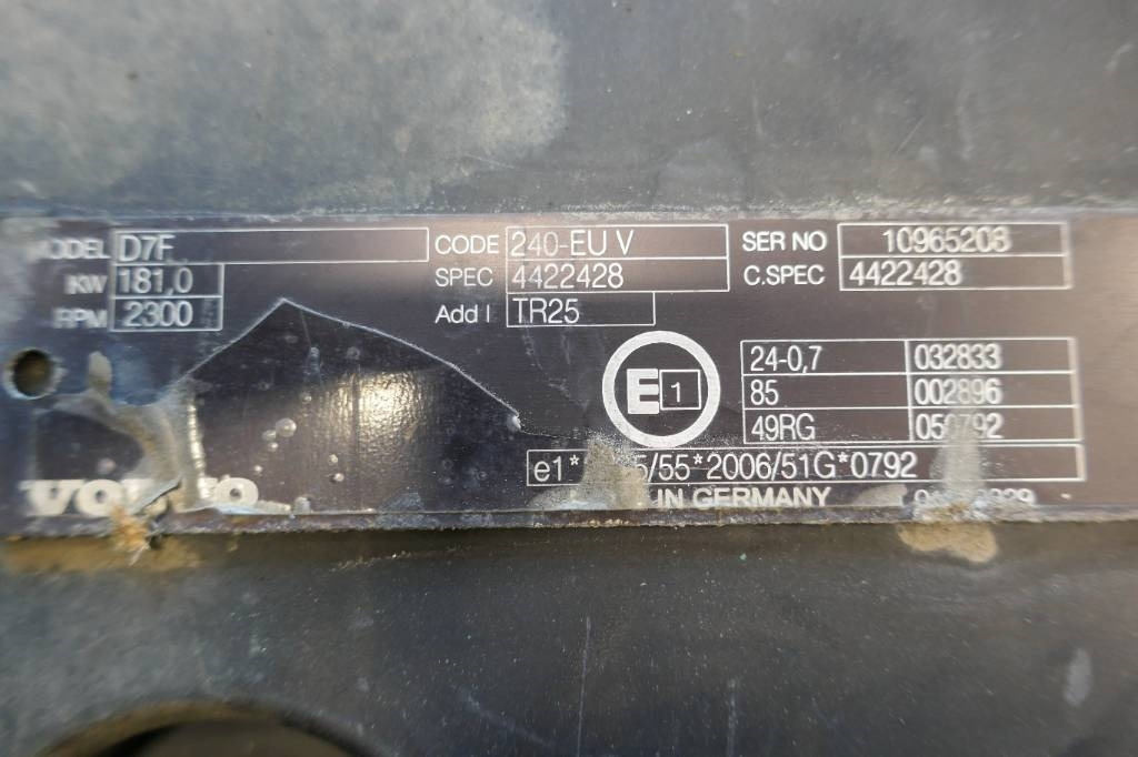 Volvo FL 240 - Engine for Truck: picture 4 Volvo FL 240 - Engine for Truck: picture 4