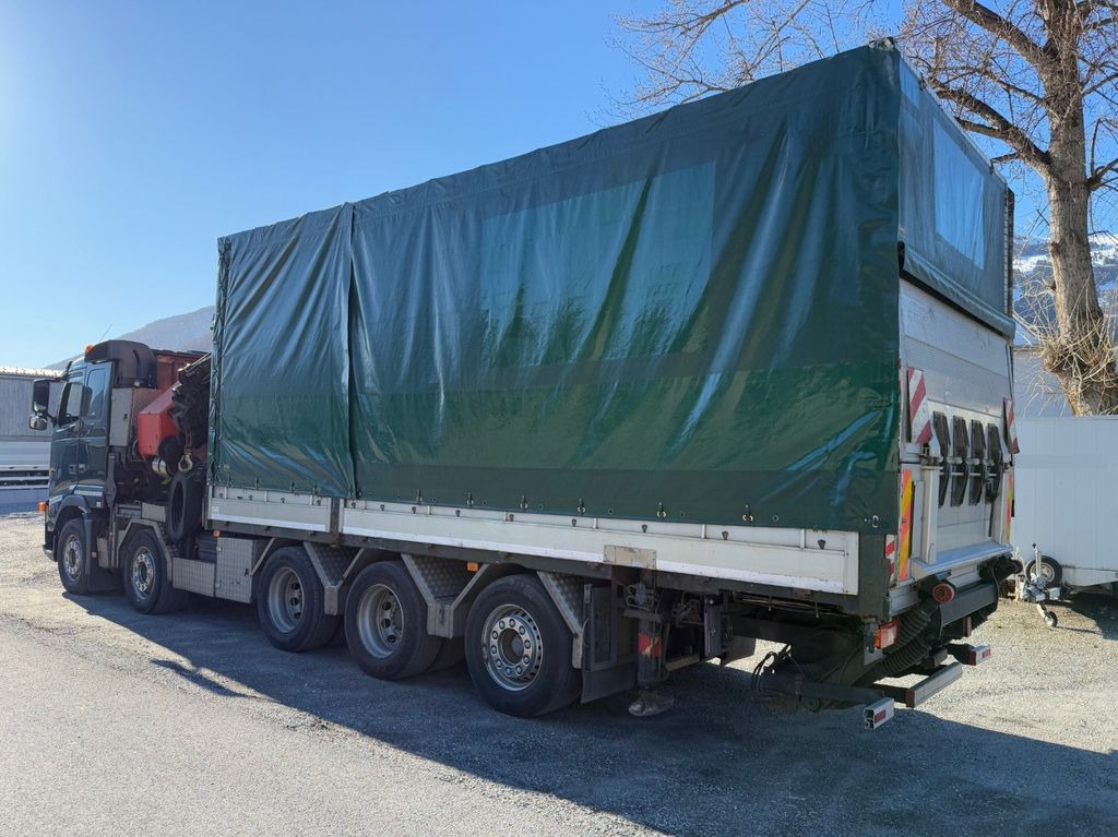 Volvo FH-480 10x4R, E5, Palfinger PK 100002, FlyJib - Crane truck, Curtainsider truck: picture 4 Volvo FH-480 10x4R, E5, Palfinger PK 100002, FlyJib - Crane truck, Curtainsider truck: picture 4