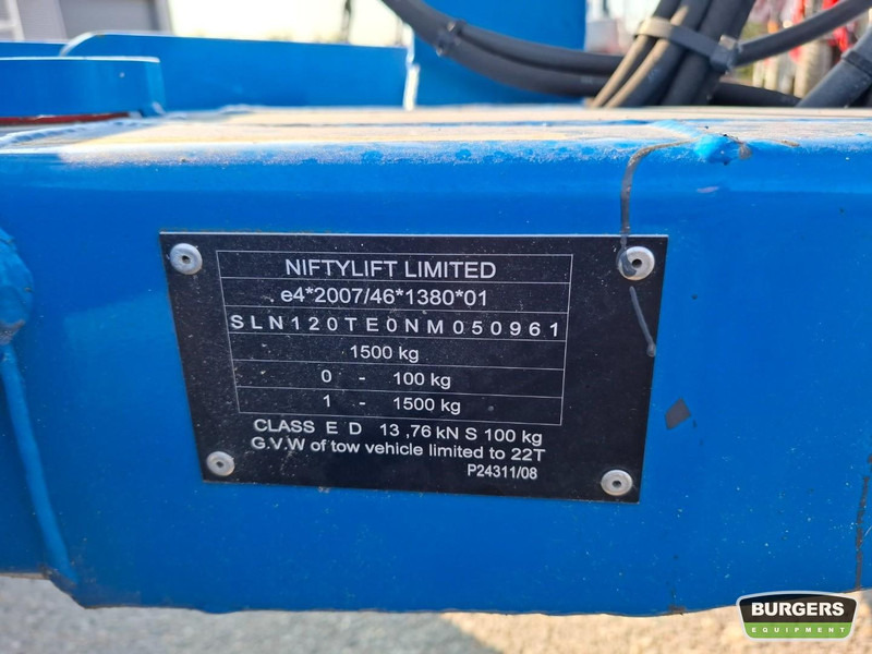 Niftylift 120TE - Trailer mounted boom lift: picture 5 Niftylift 120TE - Trailer mounted boom lift: picture 5