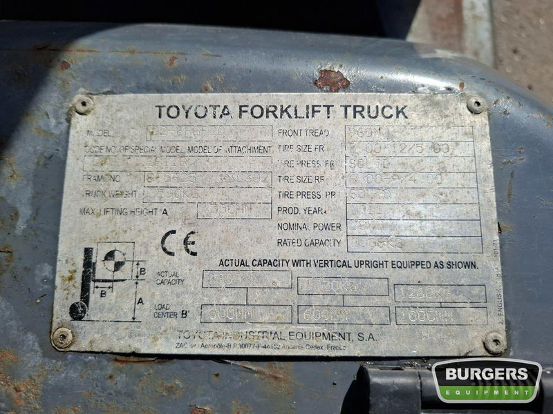 LPG forklift Toyota 02-8FGF20: picture 6 LPG forklift Toyota 02-8FGF20: picture 6
