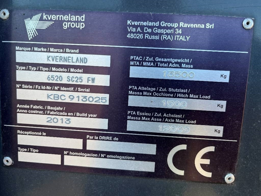 Kverneland 6520 SC25 FW Dismantled. Only spare parts - Round baler: picture 3 Kverneland 6520 SC25 FW Dismantled. Only spare parts - Round baler: picture 3