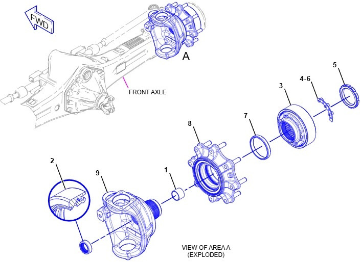 Cat Caterpillar 450E 450F - tylna oś - mechanizm różnicowy - Rear axle for Backhoe loader: picture 1 Cat Caterpillar 450E 450F - tylna oś - mechanizm różnicowy - Rear axle for Backhoe loader: picture 1