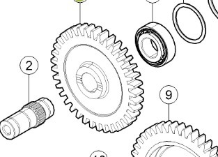 Claas Axion 870 Koło Zębate Przekładni 0011708650 00 1170 865 0 - Gearbox and parts for Agricultural machinery: picture 1 Claas Axion 870 Koło Zębate Przekładni 0011708650 00 1170 865 0 - Gearbox and parts for Agricultural machinery: picture 1