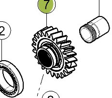 Claas Axion 870 Koło Zębate Przekładni Skrzyni Biegów 0011708480 00 1170 848 0 - Gearbox and parts for Agricultural machinery: picture 1 Claas Axion 870 Koło Zębate Przekładni Skrzyni Biegów 0011708480 00 1170 848 0 - Gearbox and parts for Agricultural machinery: picture 1