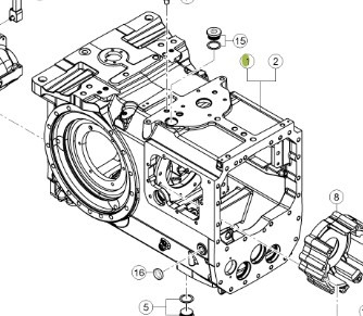 Claas Axion 870 Obudowa Tylnego Mostu 0011430140 0011430190 - Axle and parts for Agricultural machinery: picture 1 Claas Axion 870 Obudowa Tylnego Mostu 0011430140 0011430190 - Axle and parts for Agricultural machinery: picture 1