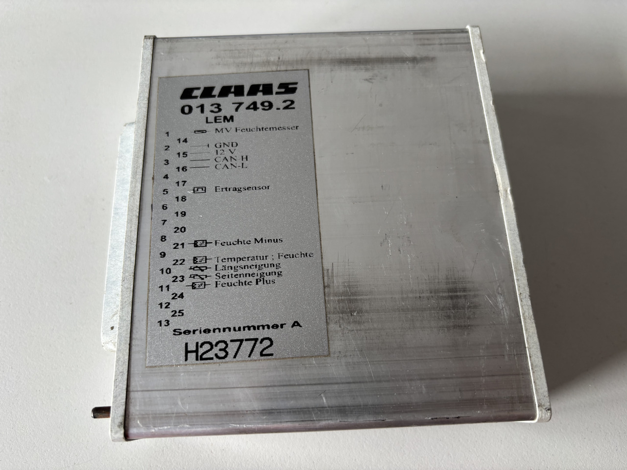 Claas LEXION 410 430 440 480 Moduł Sterownik 0137492 00 0013 749 2 00 0013 844 0 - ECU for Combine harvester: picture 1 Claas LEXION 410 430 440 480 Moduł Sterownik 0137492 00 0013 749 2 00 0013 844 0 - ECU for Combine harvester: picture 1