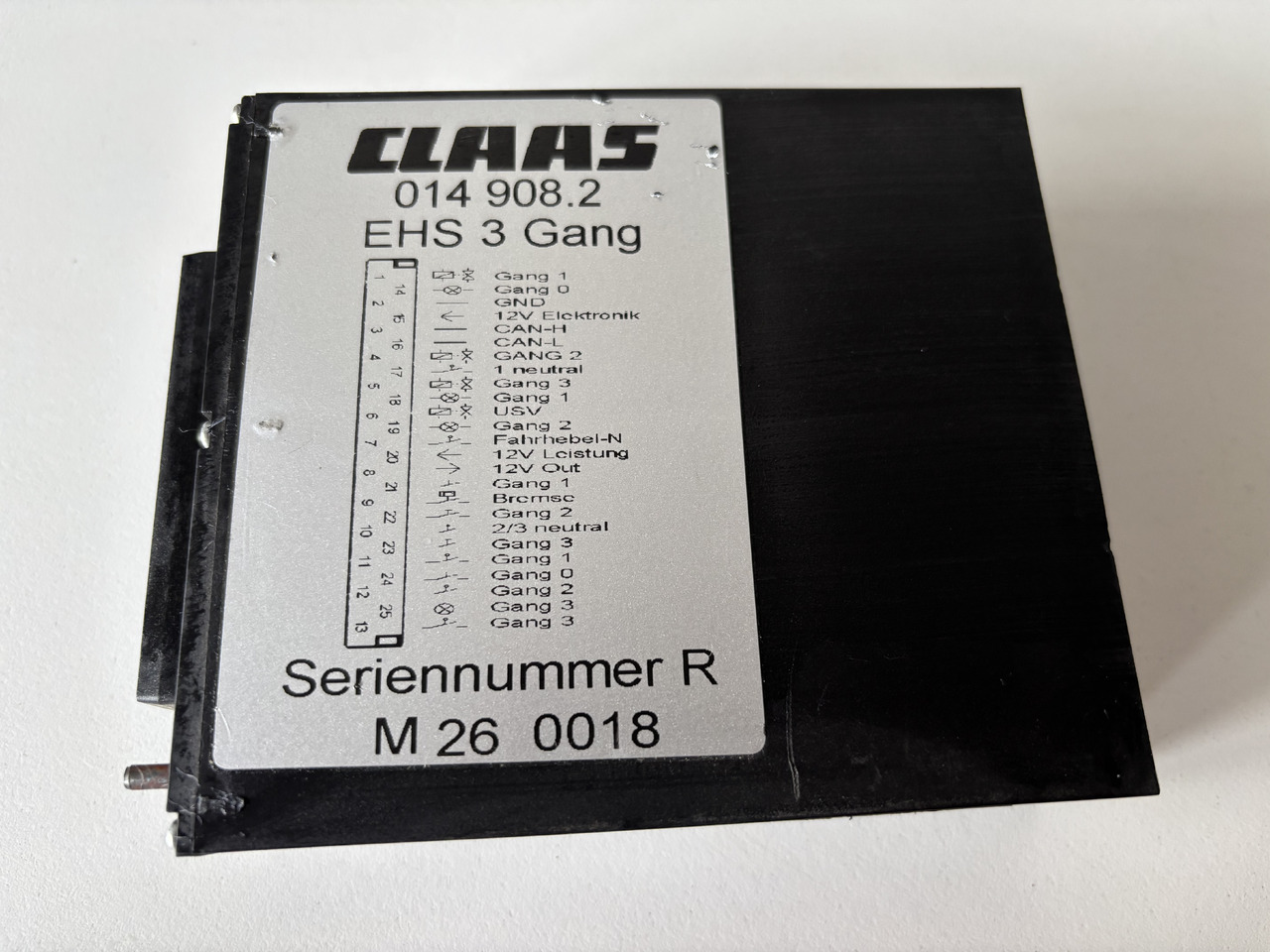 Claas LEXION 510 530 540 560 580 Moduł Sterownik EHS 3 Gang 00 0014 908 4 014908.X - ECU for Combine harvester: picture 3 Claas LEXION 510 530 540 560 580 Moduł Sterownik EHS 3 Gang 00 0014 908 4 014908.X - ECU for Combine harvester: picture 3