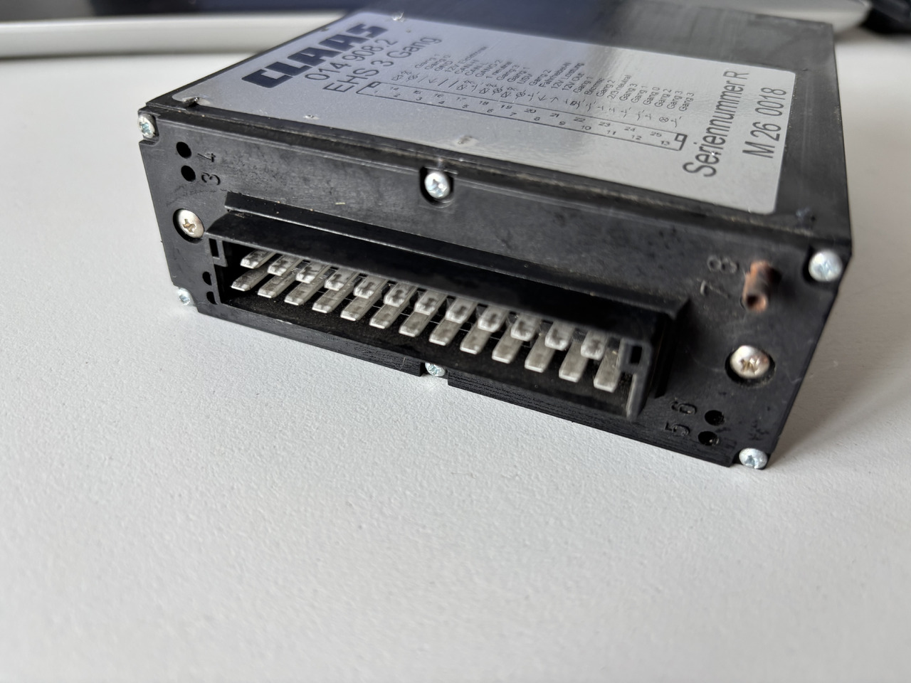 Claas LEXION 510 530 540 560 580 Moduł Sterownik EHS 3 Gang 00 0014 908 4 014908.X - ECU for Combine harvester: picture 4 Claas LEXION 510 530 540 560 580 Moduł Sterownik EHS 3 Gang 00 0014 908 4 014908.X - ECU for Combine harvester: picture 4