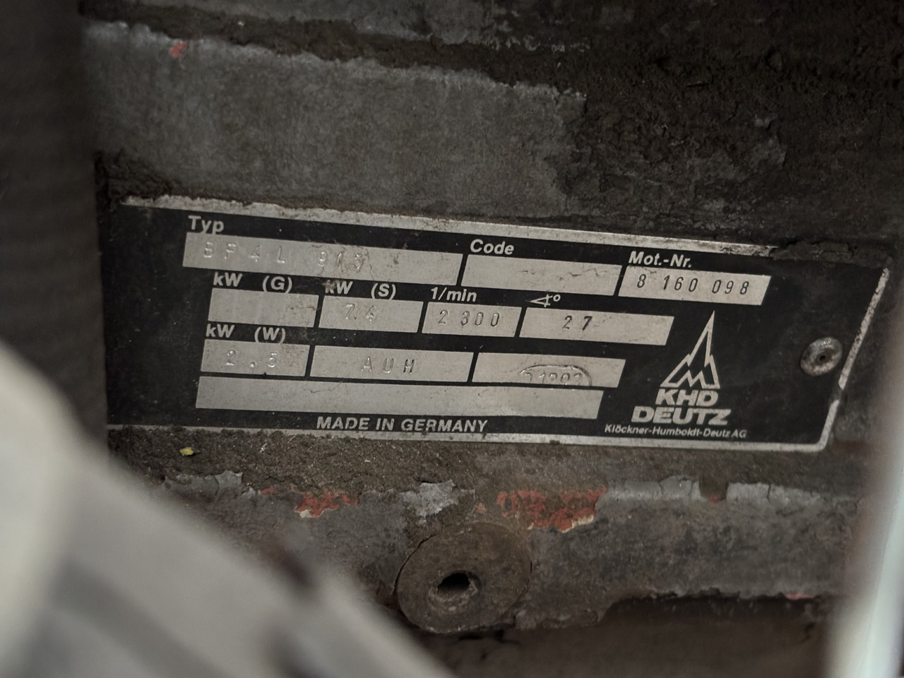 Deutz BF4L913 BF4L 913 Silnik Chłodzony Powietrzem Kompletny z Turbiną Chłodnicą - Engine for Agricultural machinery: picture 2 Deutz BF4L913 BF4L 913 Silnik Chłodzony Powietrzem Kompletny z Turbiną Chłodnicą - Engine for Agricultural machinery: picture 2