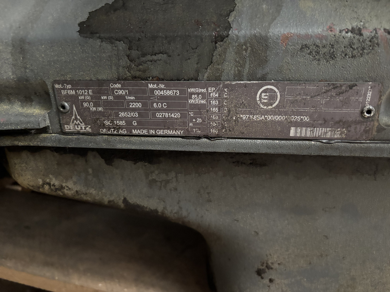 Deutz BF6M1012E BF6M 1012 E C90/1 Silnik Kompletny - Engine for Agricultural machinery: picture 5 Deutz BF6M1012E BF6M 1012 E C90/1 Silnik Kompletny - Engine for Agricultural machinery: picture 5