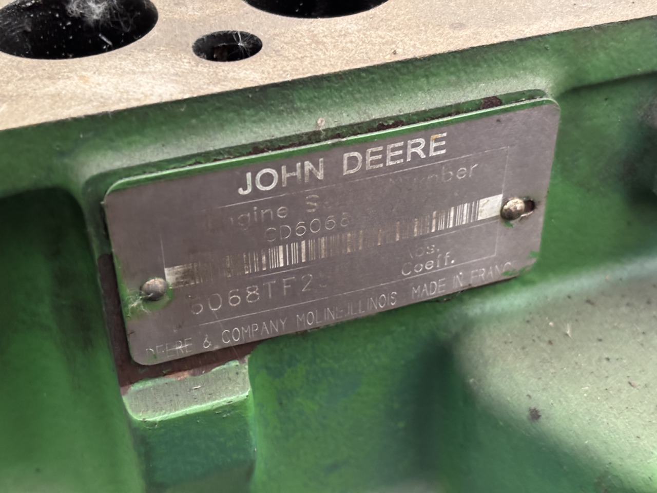 John Deere 6068 6068TF250 R119565 Blok Silnika - Cylinder block for Agricultural machinery: picture 2 John Deere 6068 6068TF250 R119565 Blok Silnika - Cylinder block for Agricultural machinery: picture 2